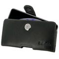Skórzane etui PDair Horizontal Holster do iPhone XS Max - Czarne