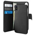 Magnetyczne etui Puro 2-w-1 do iPhone XS Max - Czarne