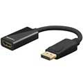 Adapter Qnect DisplayPort 20-stykowy / HDMI - Czarny