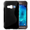 Pokrowiec S-Curve TPU Samsung Galaxy Xcover 3 - Czarny