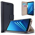 Samsung Galaxy A8+ (2018) Saii Classic Wallet Case - Black
