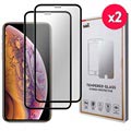 Szkło Hartowane Saii Premium do iPhone XS Max - 9H - 2 Szt.