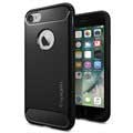 iPhone 7 / iPhone 8 - Pokrowiec TPU Spigen Rugged Armor - Czarny