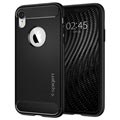 iPhone XR - Pokrowiec z TPU Spigen Rugged Armor - Matowa Czerń
