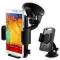 Uniwersalny Uchwyt Samochodowy - Smartfon / Tablet 4,3" - 7,8" - Czarny