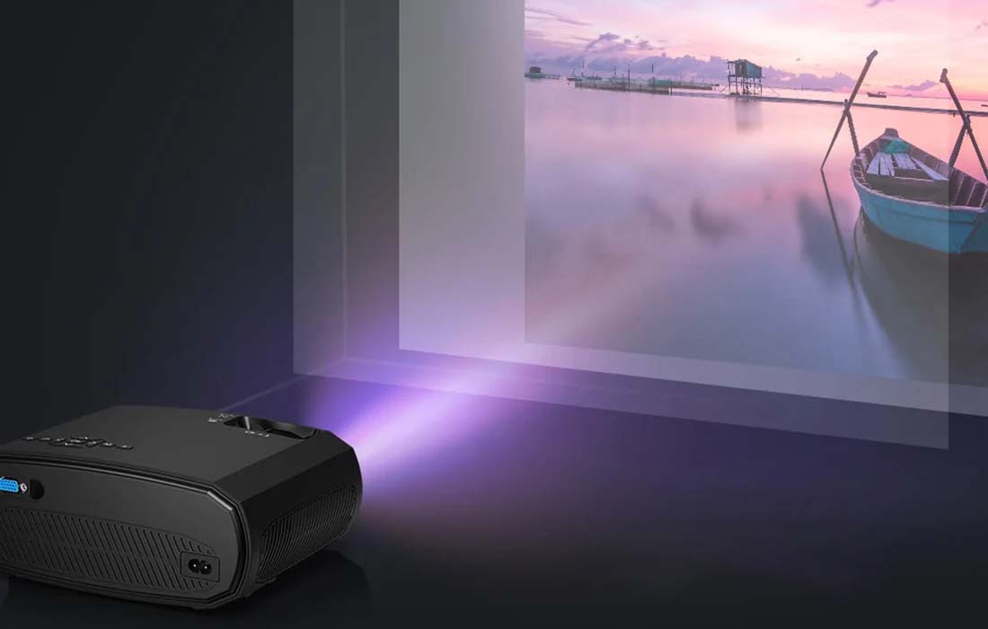 Projektor LED BlitzWolf BW-VP13 - 1080p, 6000lm - Czarny