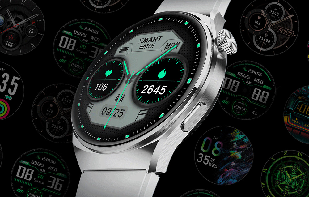 Wodoodporny smartwatch Black Shark S1 - czarny