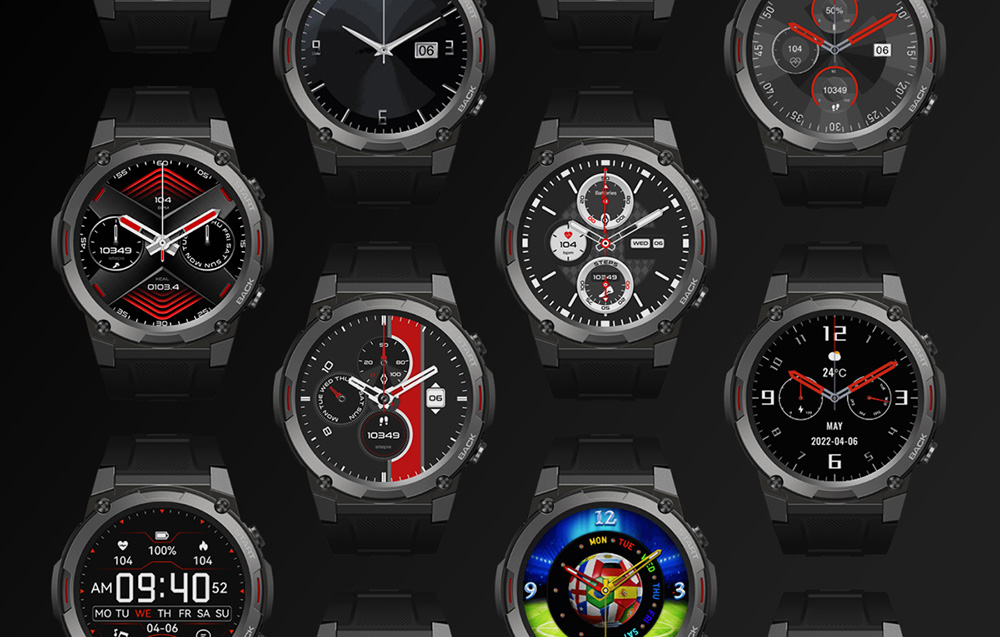 Wodoodporny smartwatch Zeblaze Vibe 7 Pro - 1.43