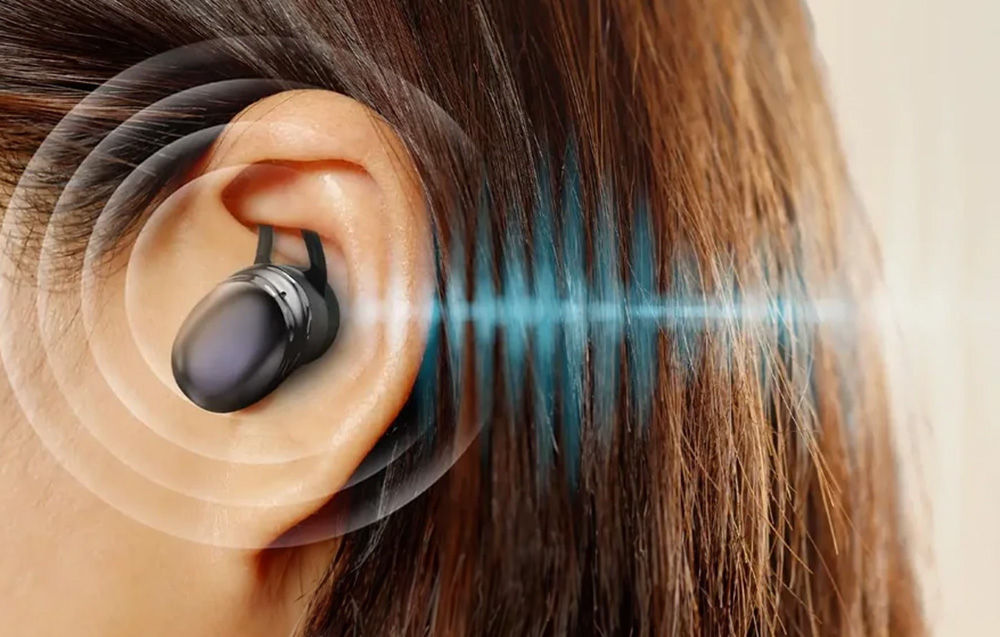 Prawdziwie bezprzewodowe słuchawki HiFuture Fusion - czarne