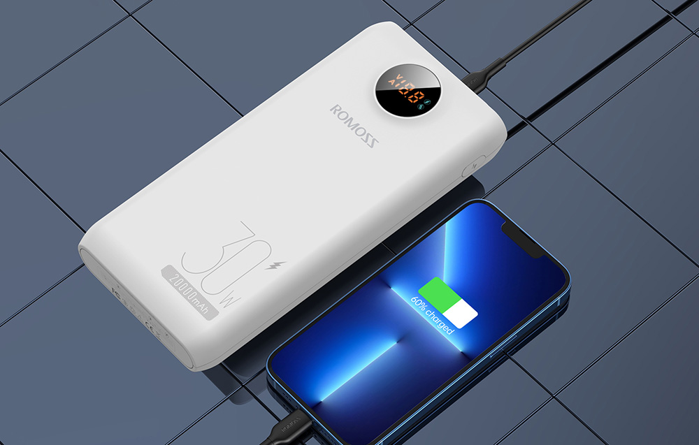 Romoss SW20S Pro Power Bank 20000mAh - 30W - Biały