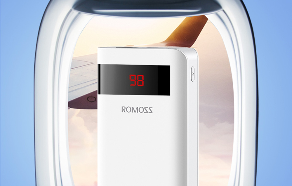 Romoss Sense6PS Pro 30W Power Bank 20000mAh - USB-C, 2x USB-A - Biały