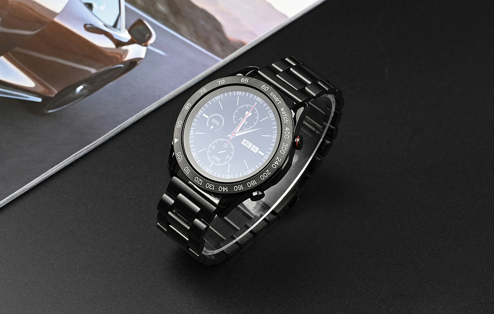 Smartwatch HiFuture FutureGo Pro ze stali nierdzewnej - czarny