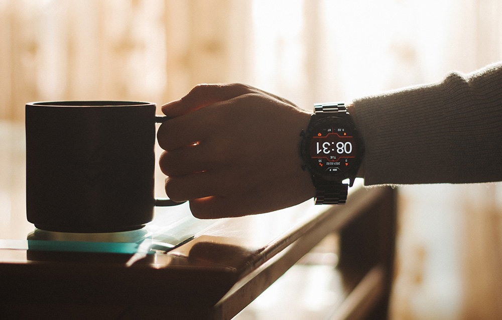 Smartwatch HiFuture FutureGo Pro ze stali nierdzewnej - czarny