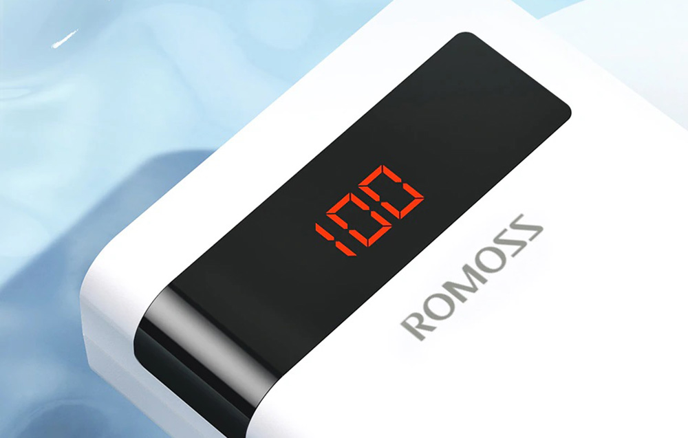 Romoss Sense 8PF Power Bank 30000mAh - 22.5W, PD, QC, FCP - Biały