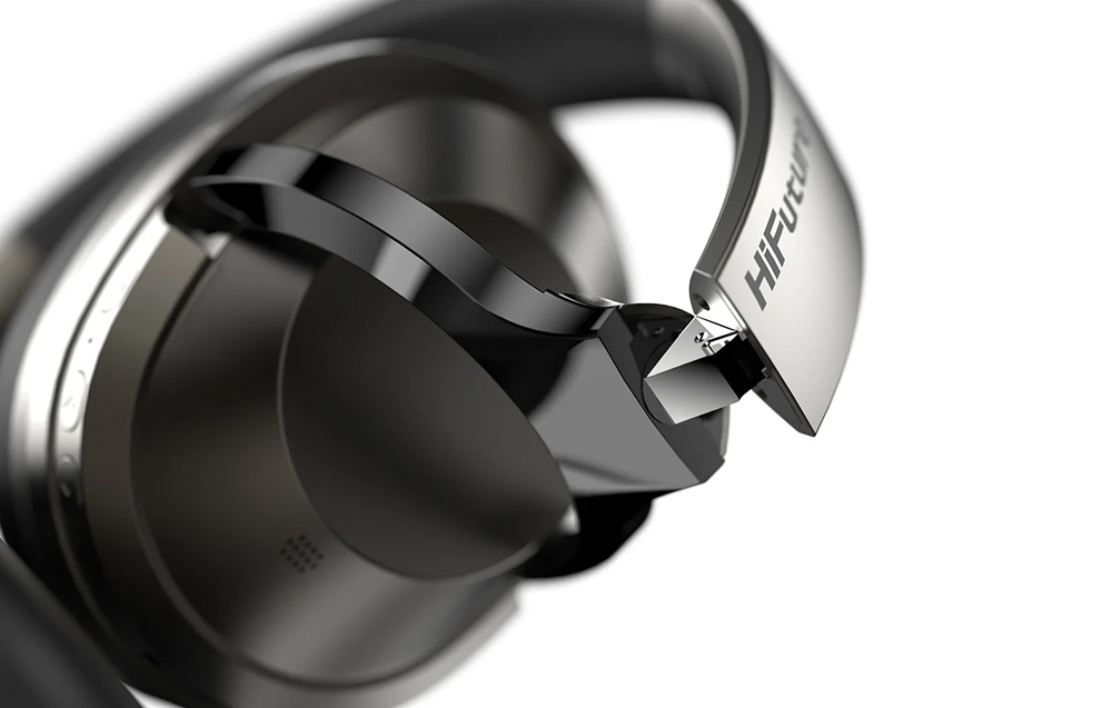 Słuchawki bezprzewodowe HiFuture FutureTour Pro - ANC, Bluetooth 5.2 - czarne