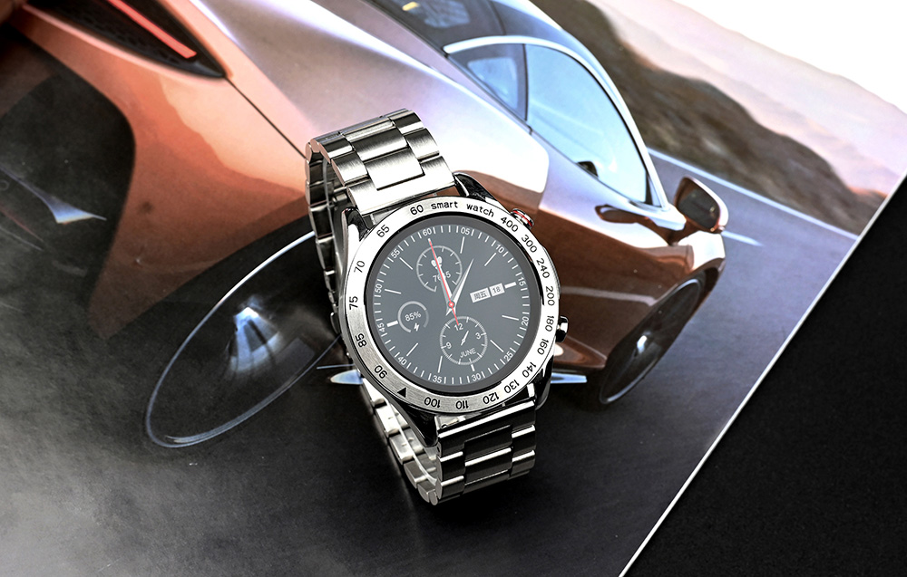 Smartwatch HiFuture FutureGo Pro - stal nierdzewna - srebrny