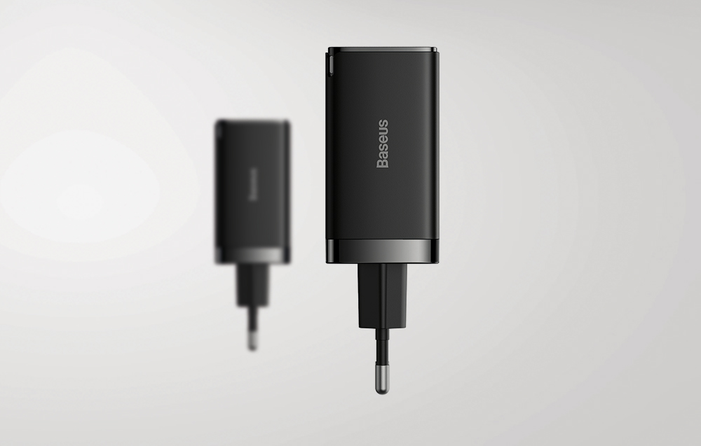 Ładowarka ścienna Baseus GaN5 Pro 65W - 2xUSB-C, USB-A - czarna