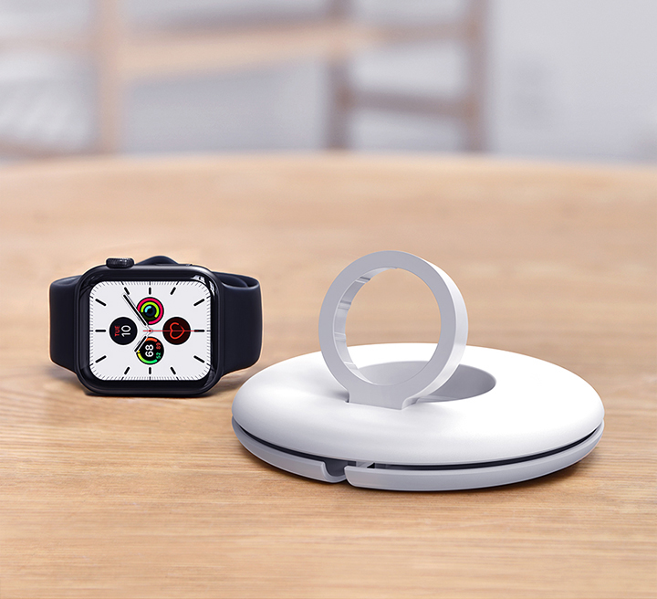 Baseus Planet Cable Winder / Holder - Ładowarka do Apple Watch - Biały
